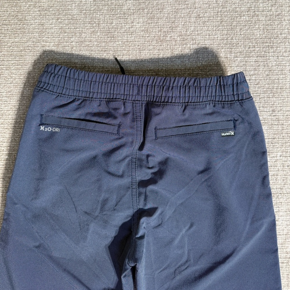 Hurley NWT Boys Blue Midnight Navy H2O-Dri Trek Athletic Joggers - Size Small - Picture 4 of 5